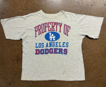 VTG '88 PROP OF DODGERS T-SHIRT