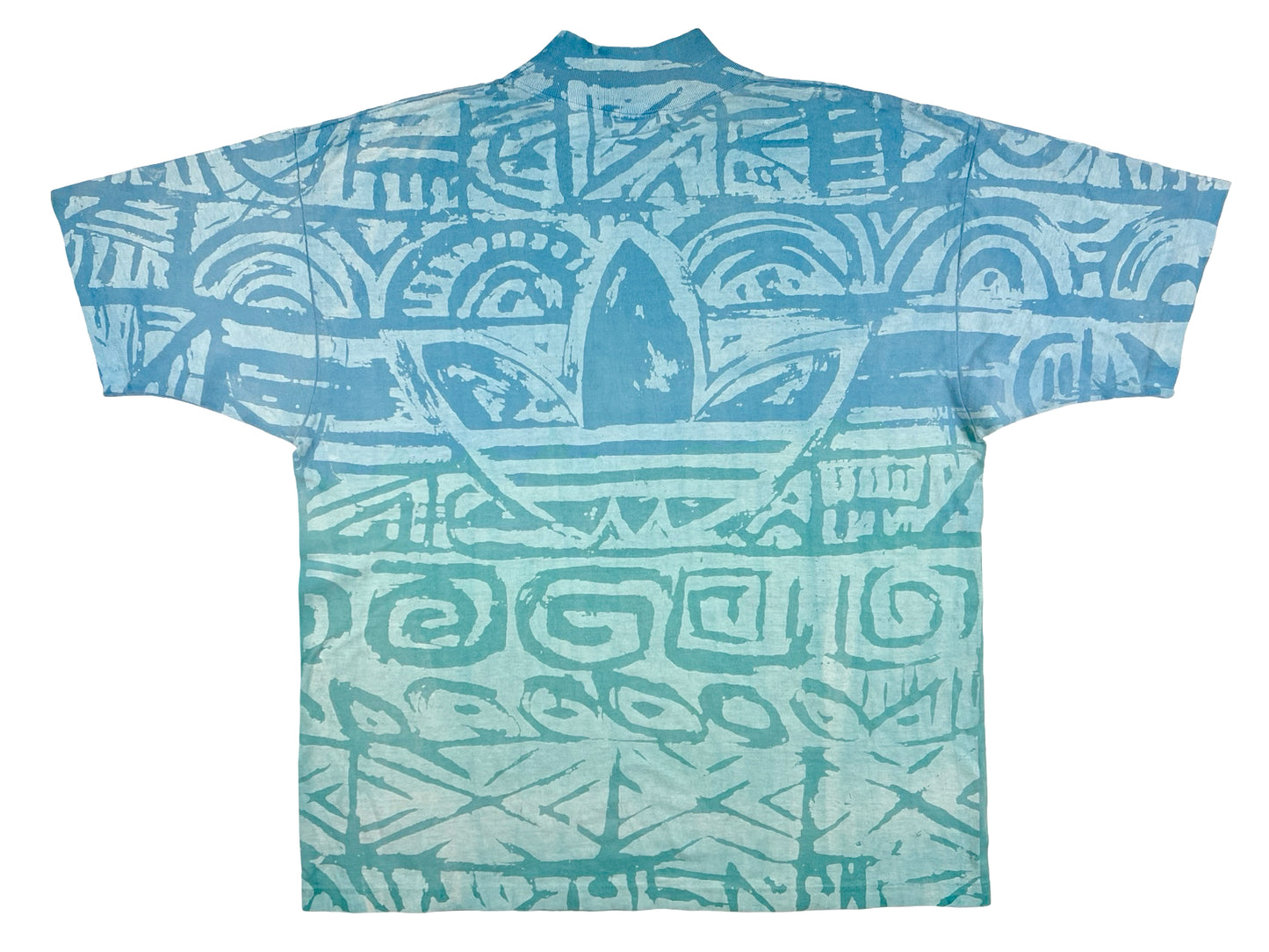 VTG ADIDAS ALL OVER PRINT TRIBAL T-SHIRT