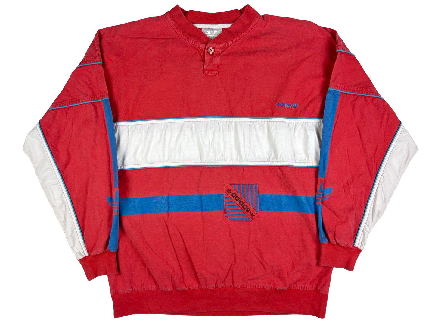 VTG '80S ADIDAS HENLEY SHIRT