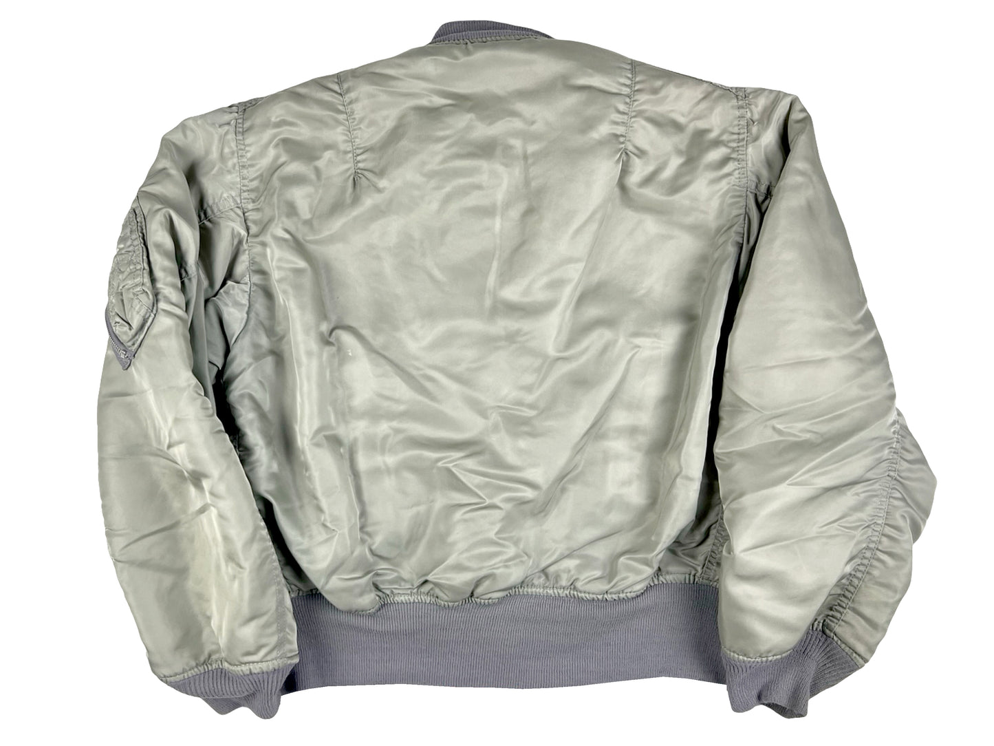 VTG ALPHA MA-1 SILVER BOMBER