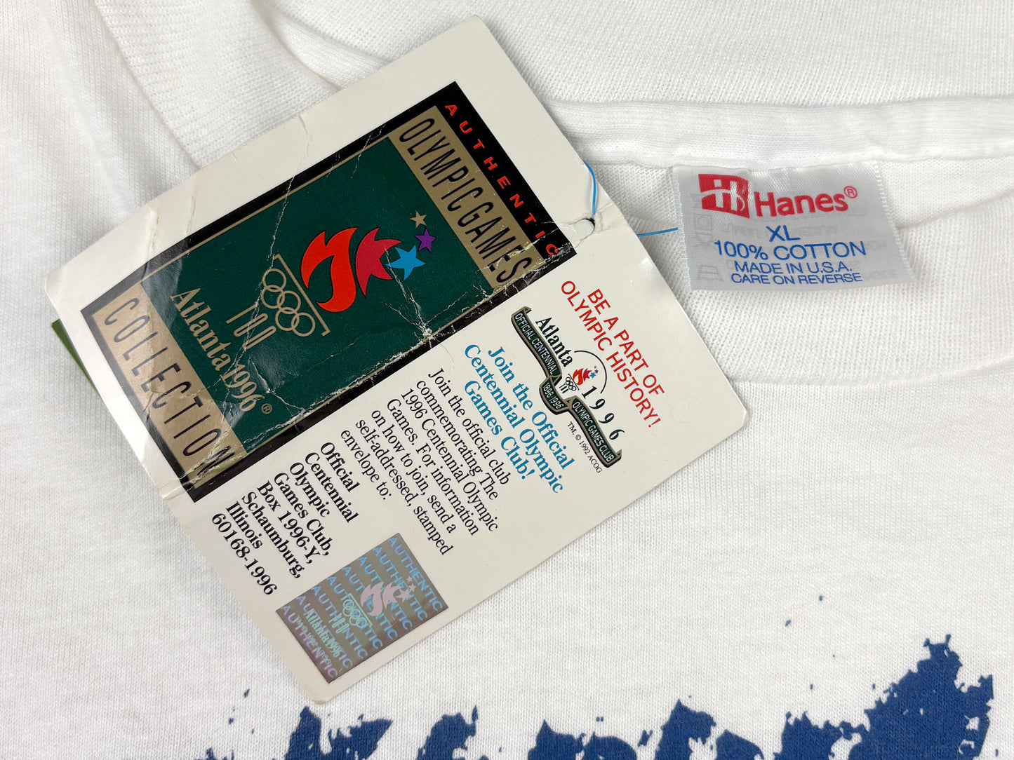 VTG NWT '96 ATLANTA SUMMER OLYMPICS T-SHIRT