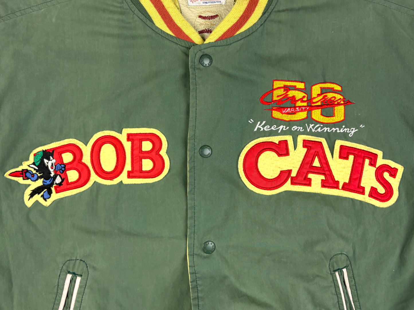 VTG '57 AVIREX BOB CATS VARSITY JACKET