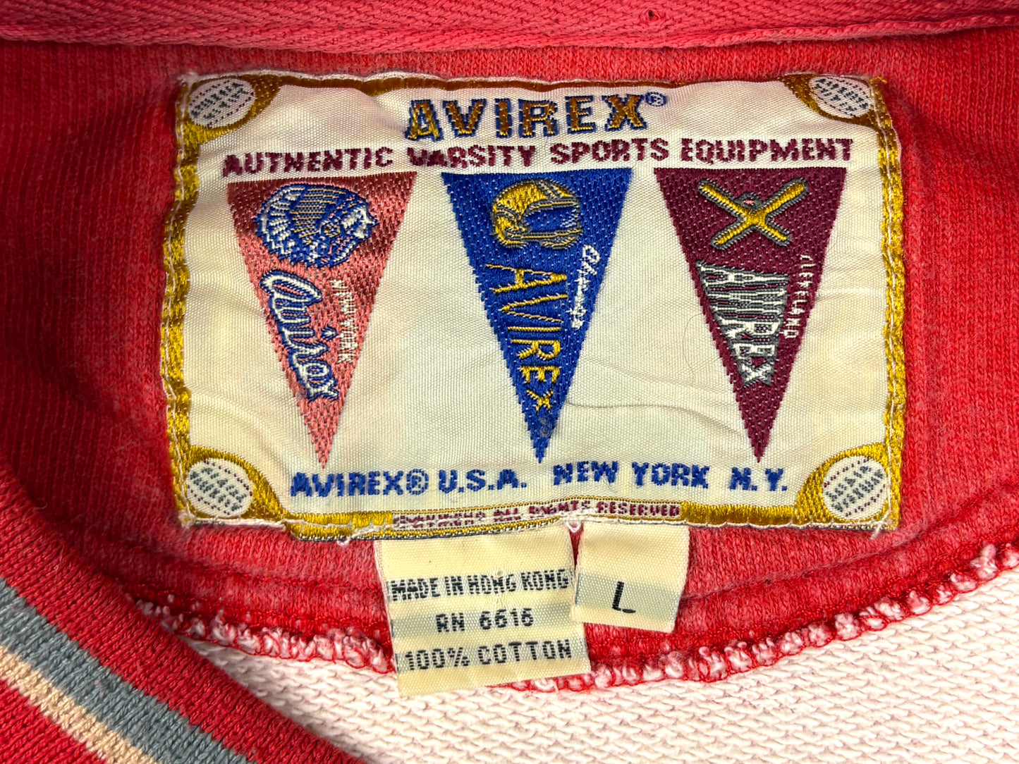 VTG AVIREX USA WRIGLEY FIELD SWEATER