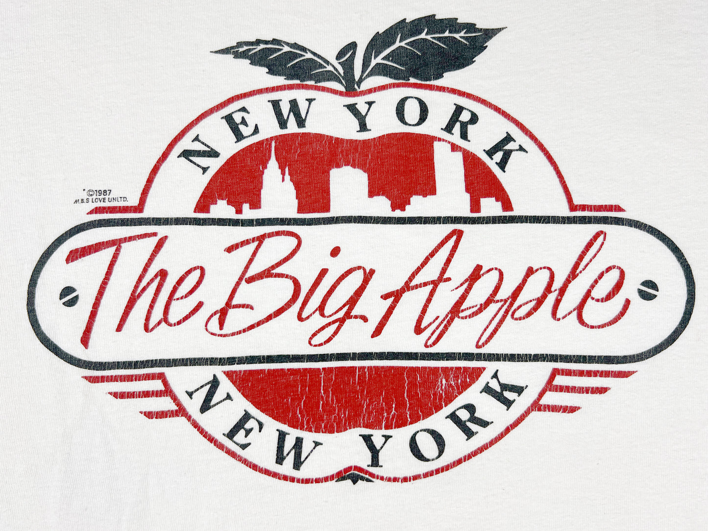 VTG '87 THE BIG APPLE NYC T-SHIRT