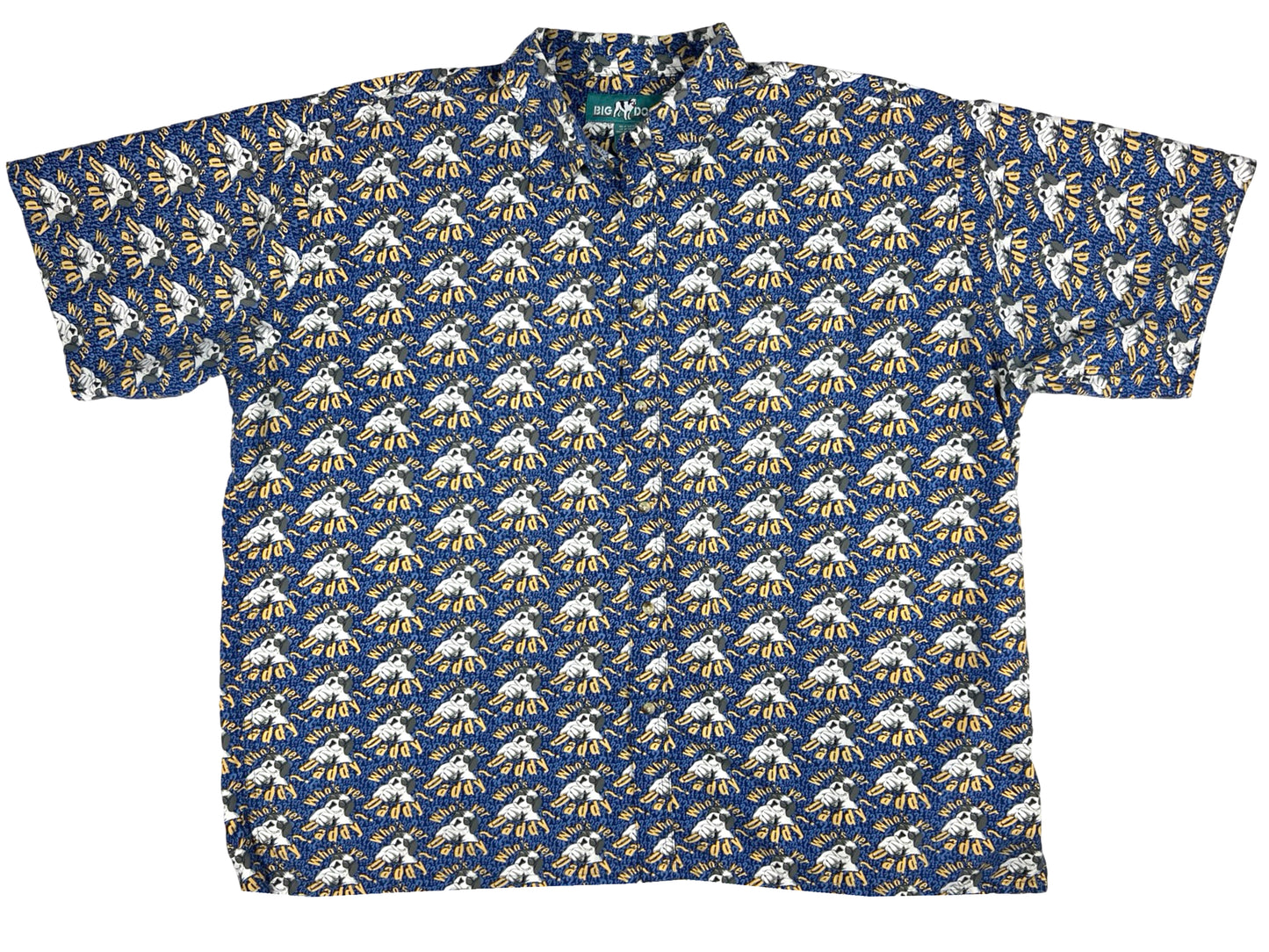VTG BIG DOGS "WHO'S YER DADDY" POCKET SHIRT