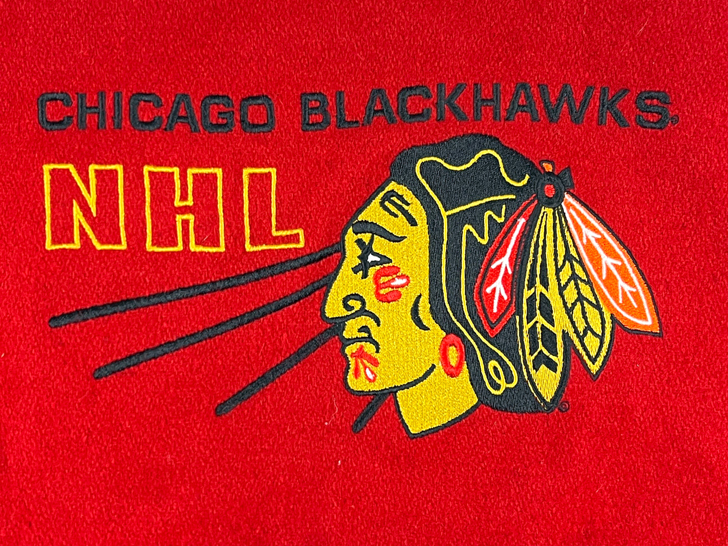 VTG NHL CHICAGO BLACKHAWKS VARSITY JACKET