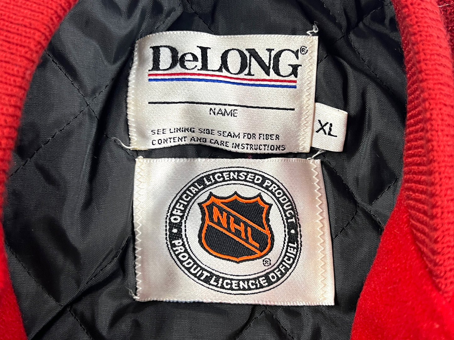 VTG NHL CHICAGO BLACKHAWKS VARSITY JACKET