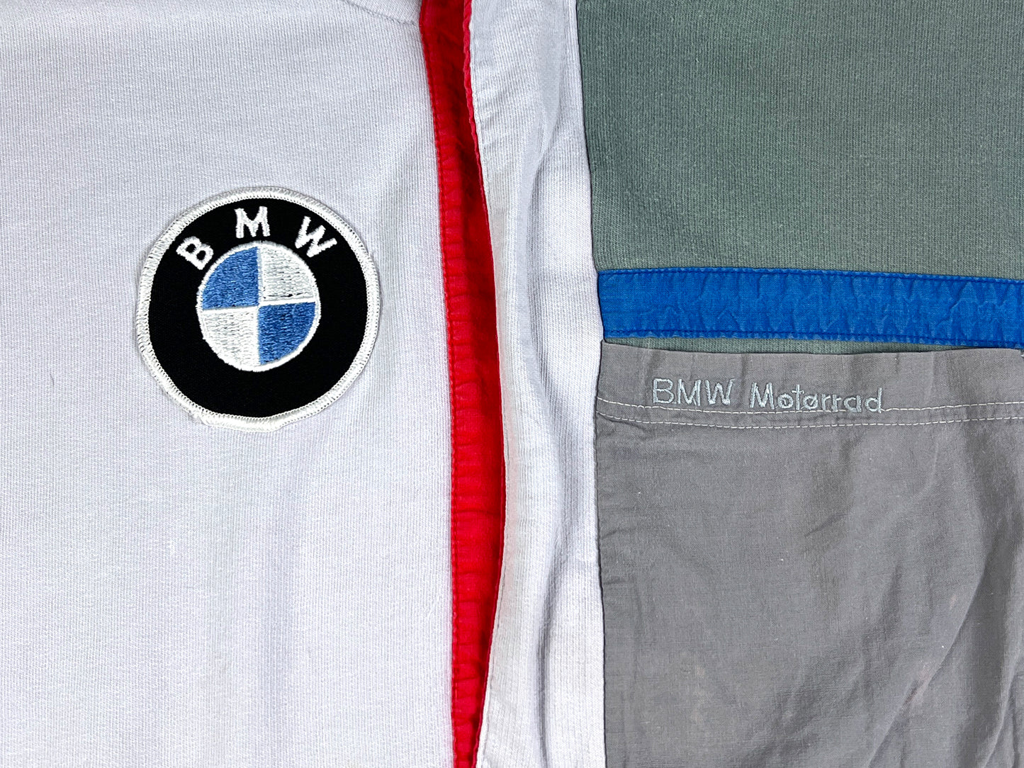 VTG BMW HALF ZIP MOCK NECK SWEATER