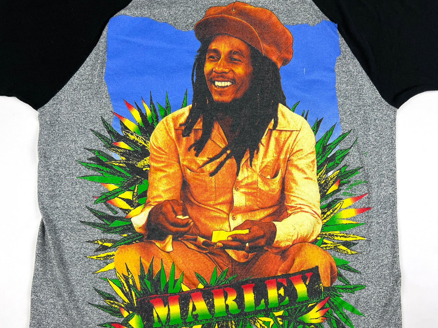 VTG BOB MARLEY RAGLAN SHIRT