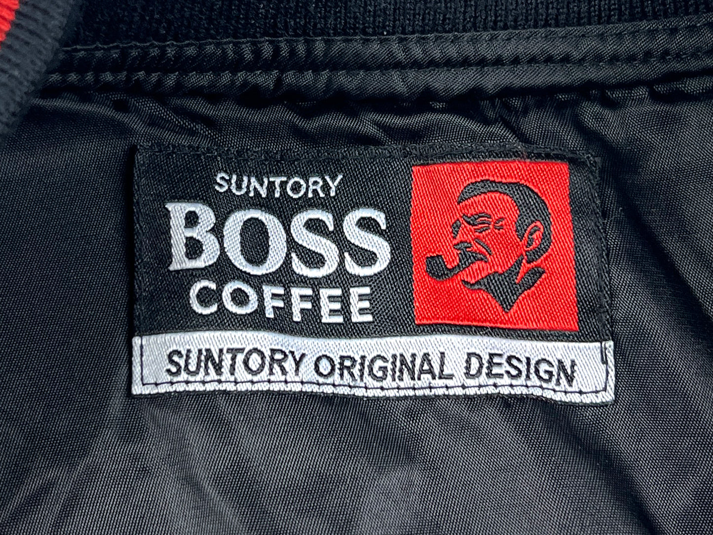 VTG SUNTORY BOSS COFFEE LETTERMAN JACKET
