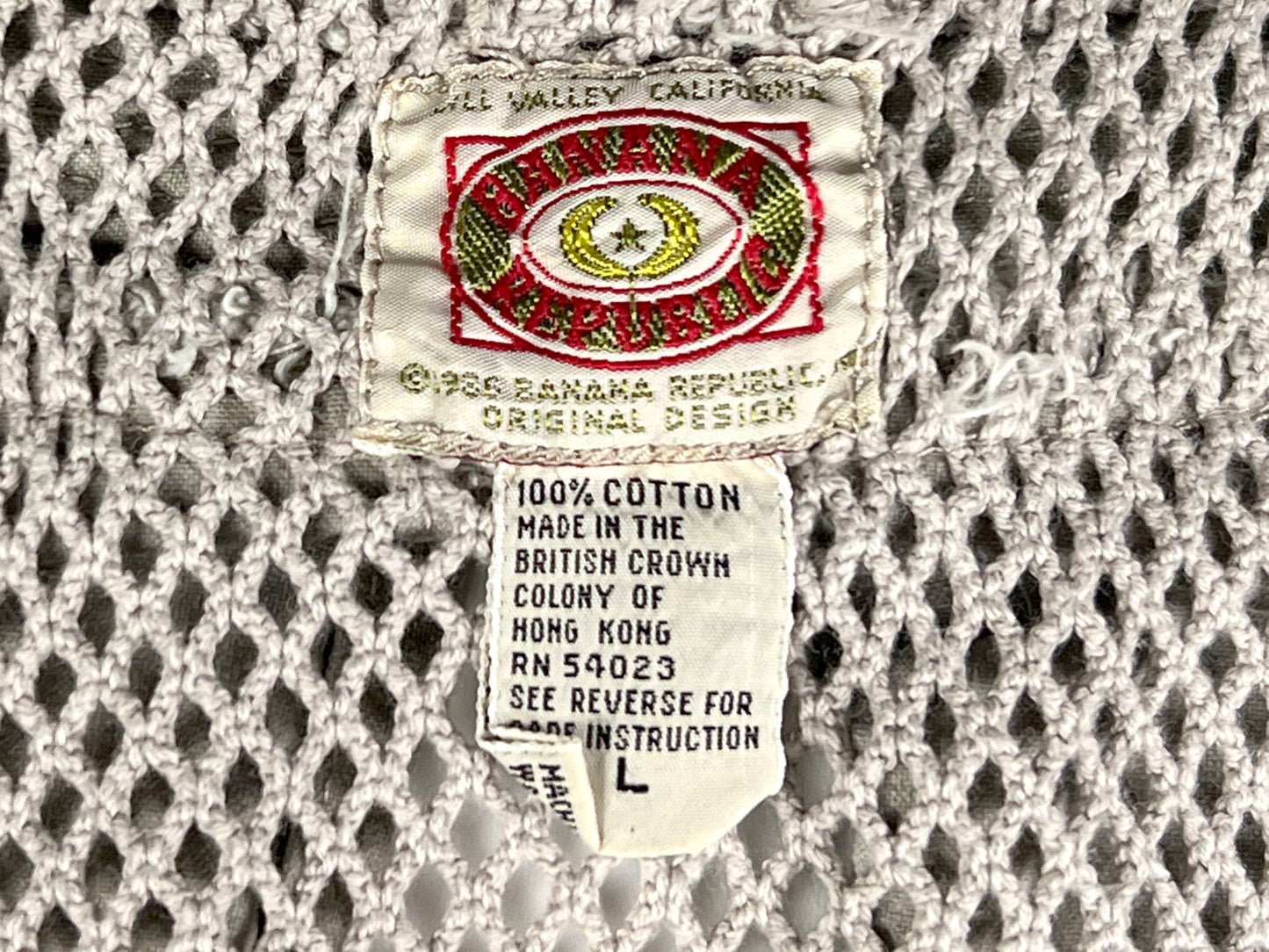 VTG '86 BANNAN REPUBLIC SAFARI VEST