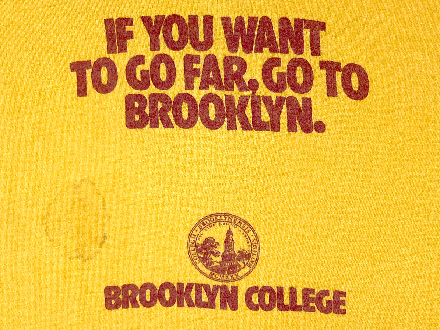 VTG BROOKLYN COLLEGE SLEEVELESS T-SHIRT