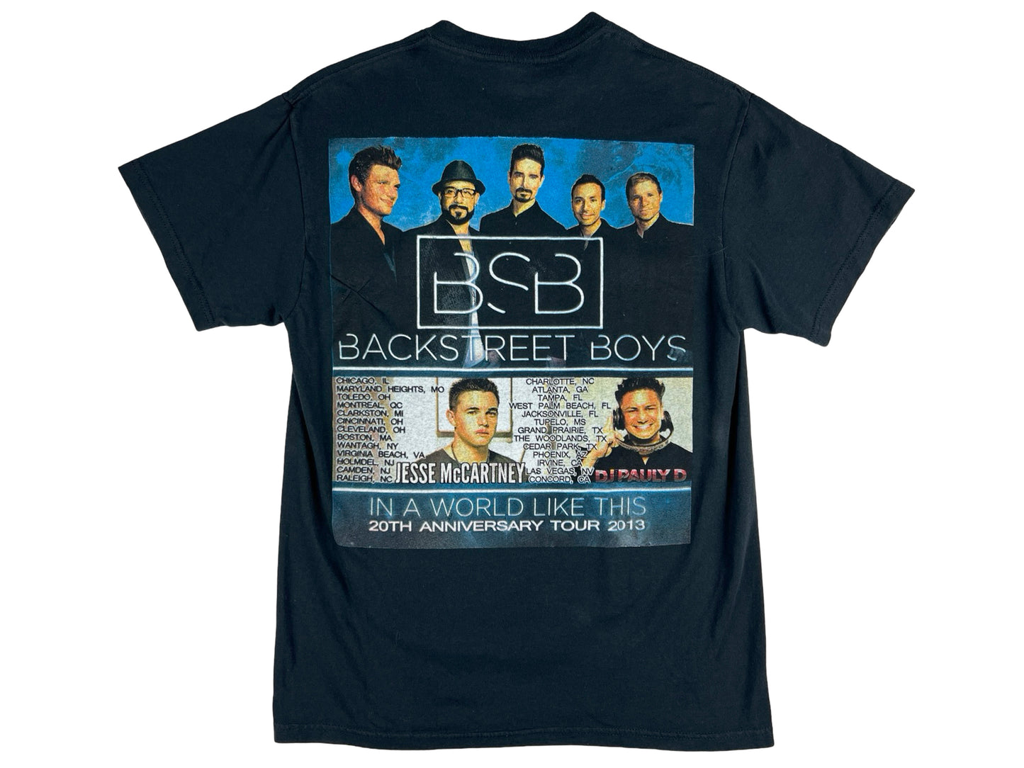 BACKSTREET BOYS 2013 TOUR T-SHIRT