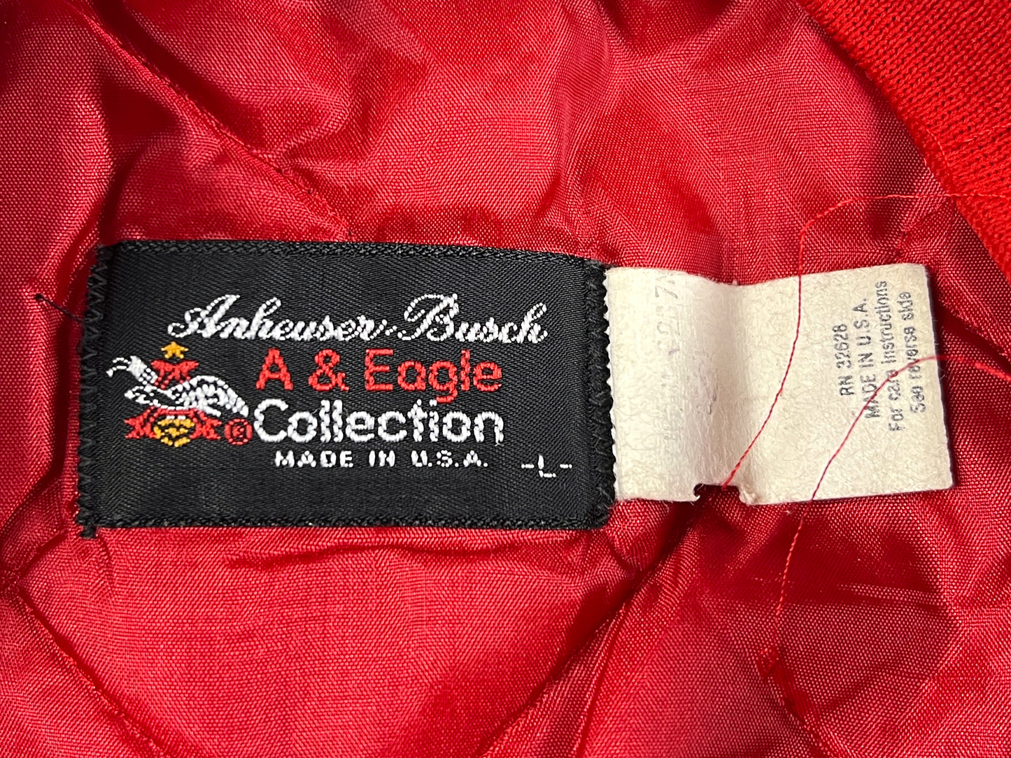 VTG BUDWEISER BEER SATIN JACKET