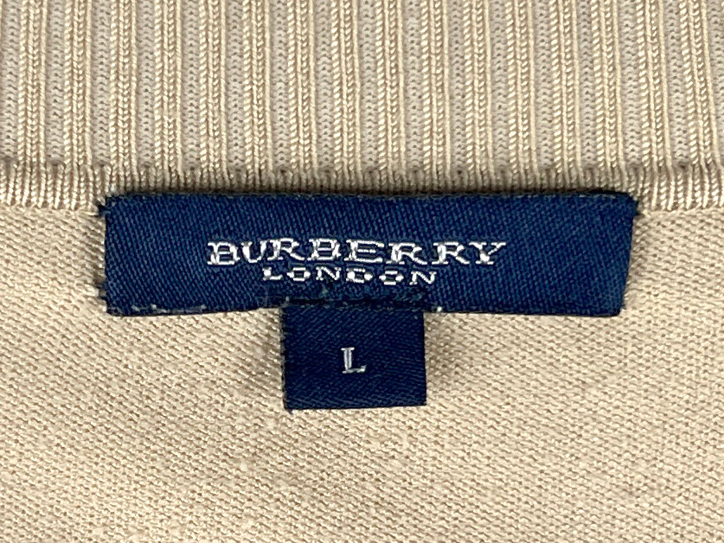 VTG BURBERRY LONDON KNIT SHIRT