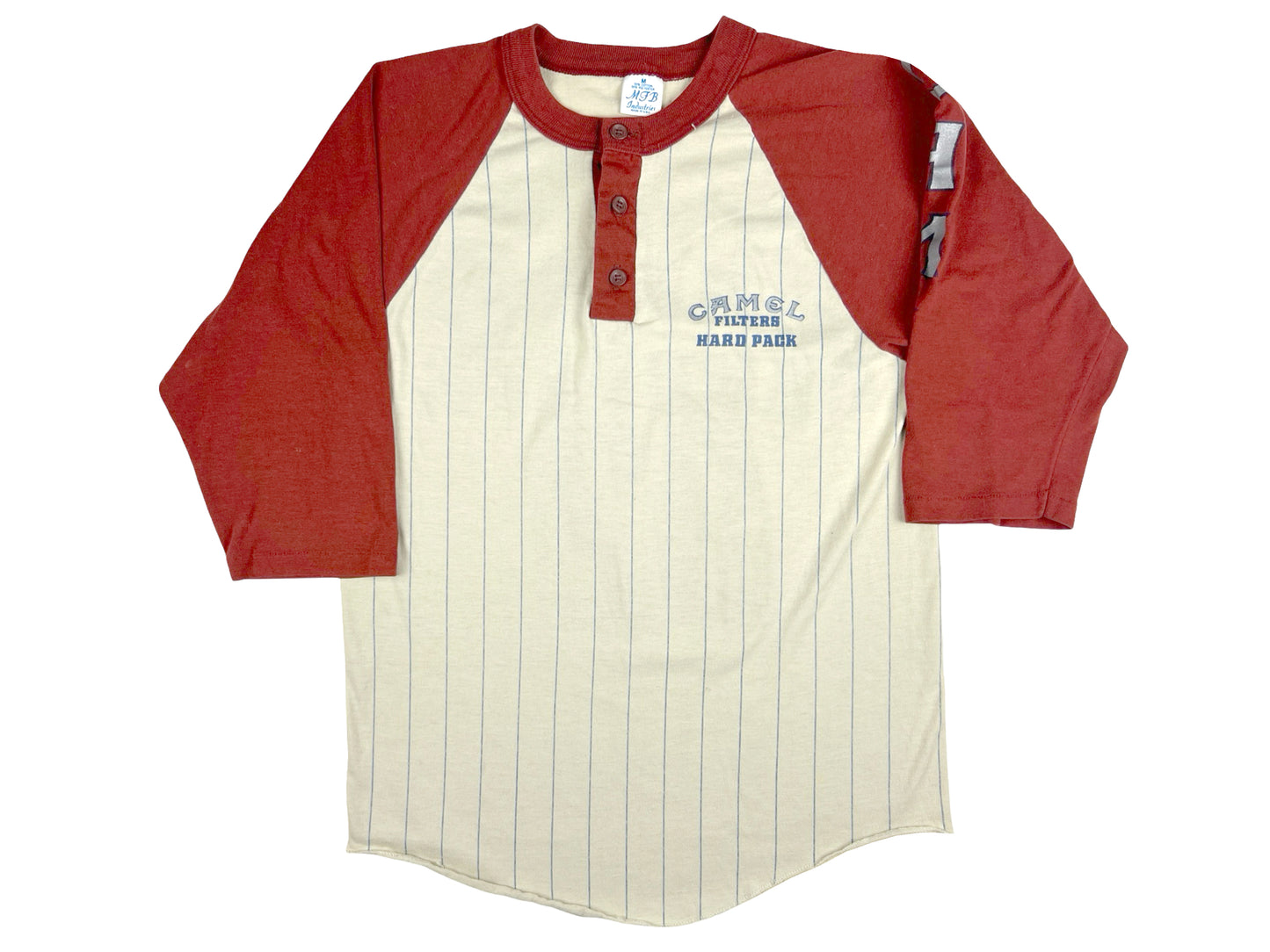 VTG '82 CAMEL HARD PACK BASEBALL SHIRT