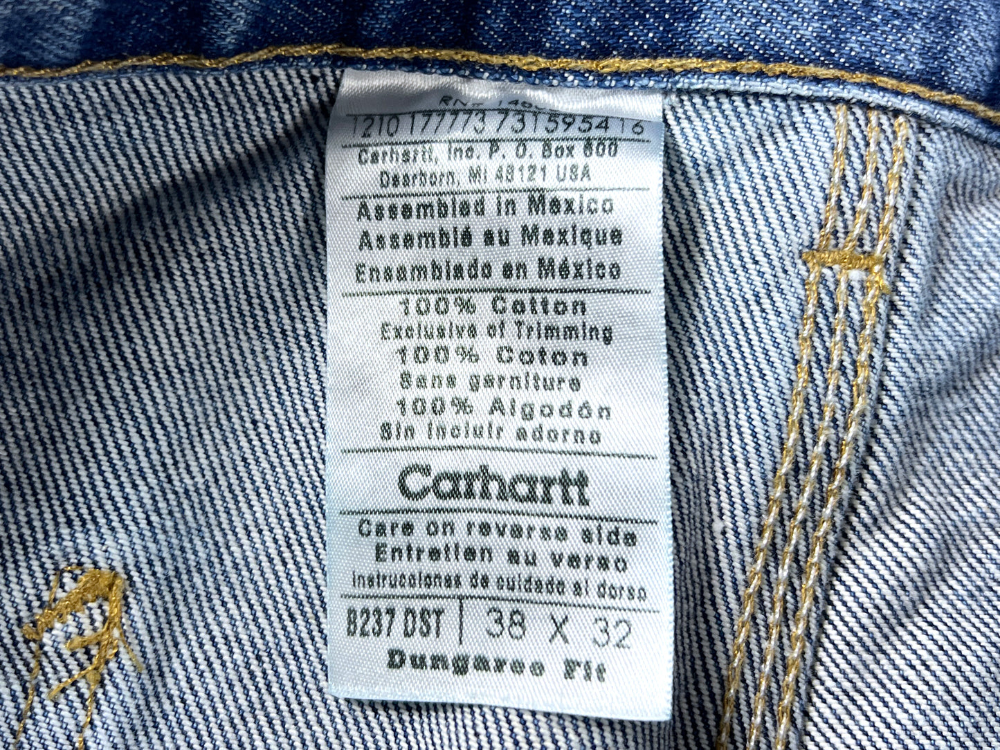 VTG CARHARTT DENIM JEANS