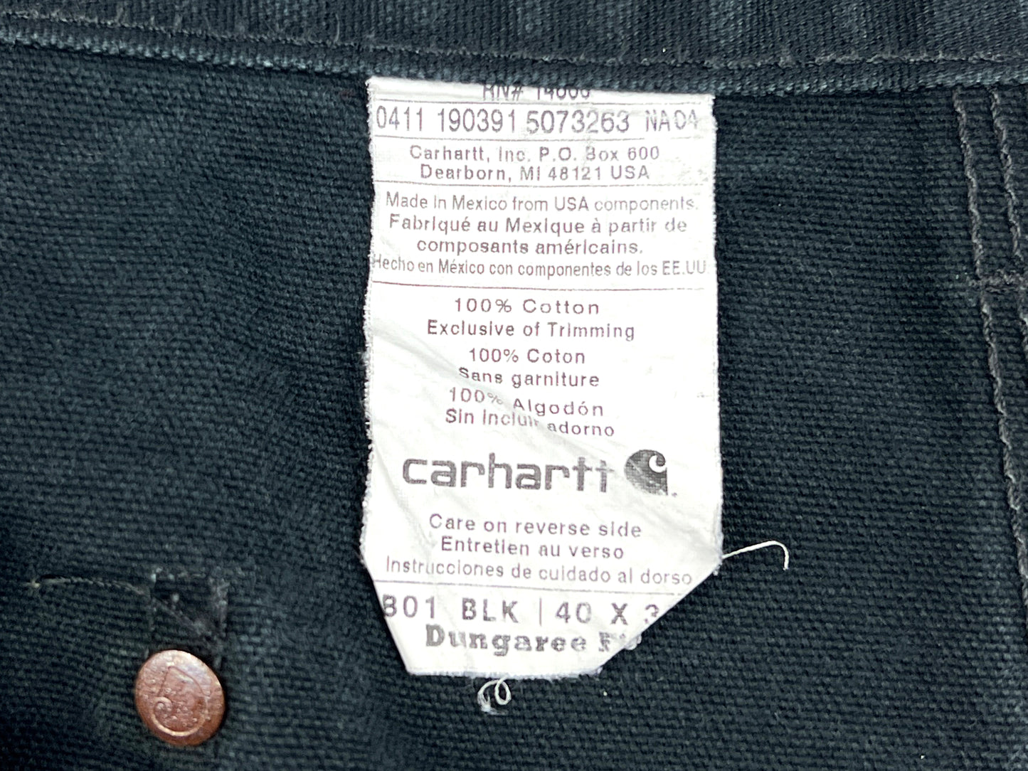 VTG CARHARTT DOUBLE KNEE PANTS
