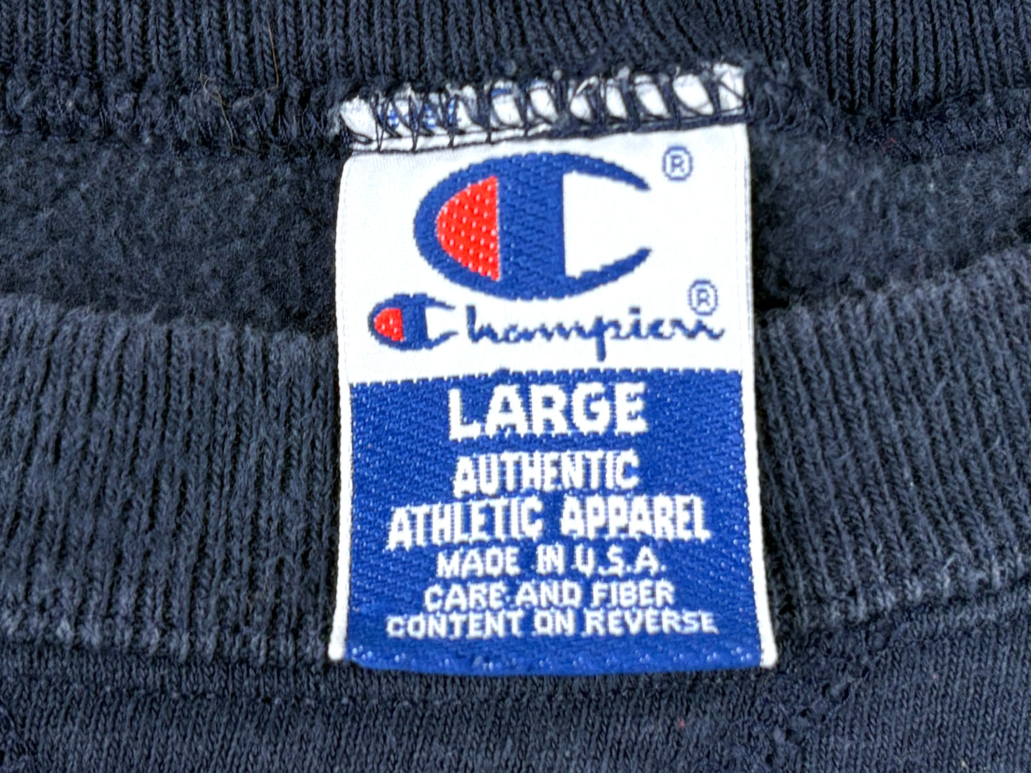 VTG '90S CHAMPION SCRIPT SWEATER