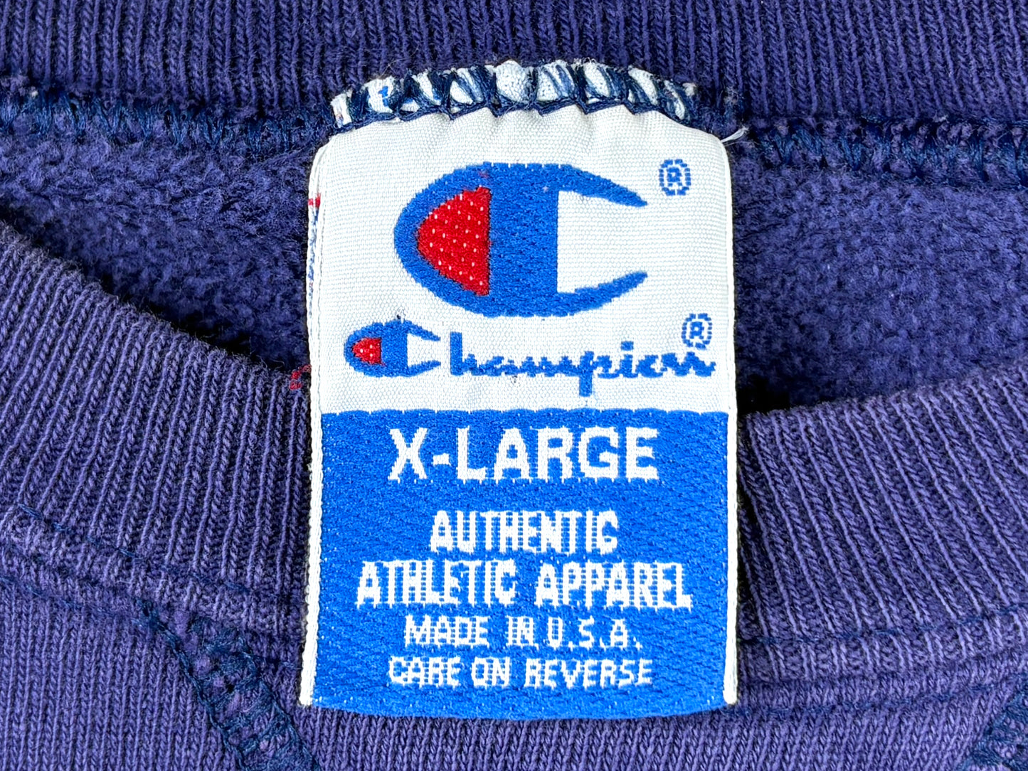 VTG '90S CHAMPION SPELLOUT SWEATER