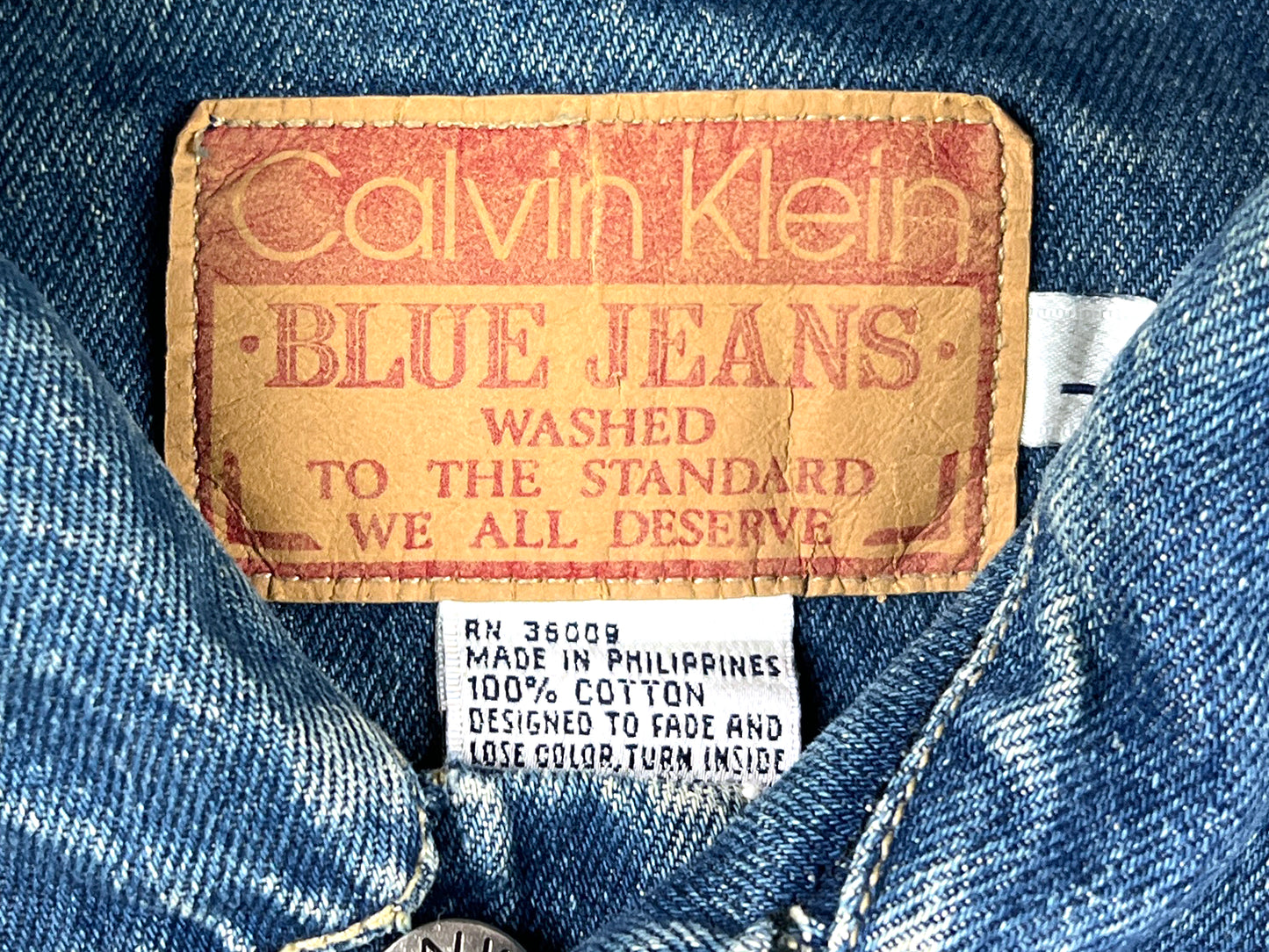 VTG CALVIN KLEIN DENIM JACKET