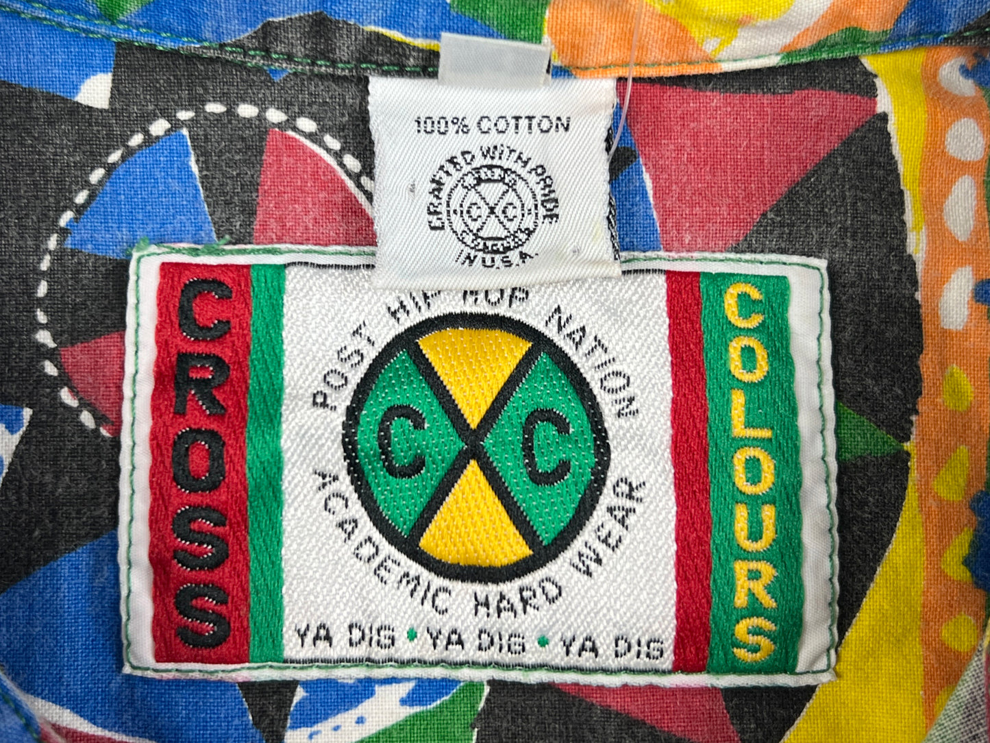 VTG CROSS COLOURS BUTTON UP SHIRT