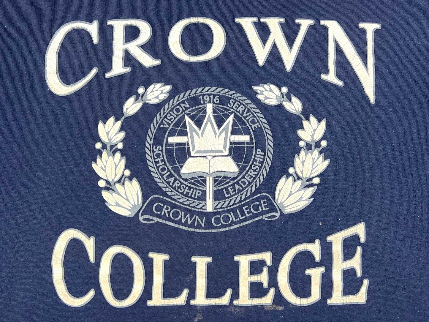 VTG '90S JANSPORT CROWN COLLEGE SWEATER