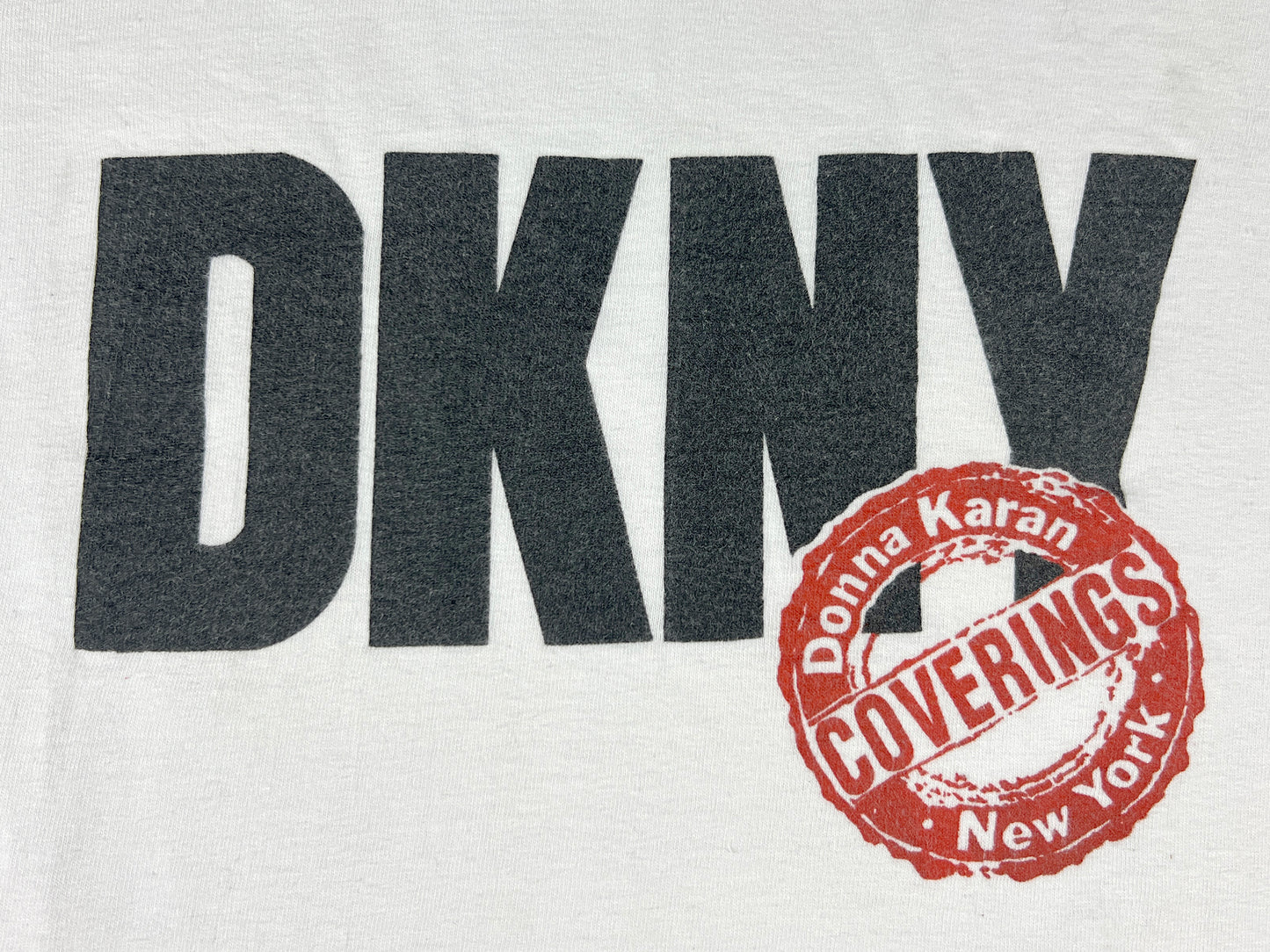 VTG '90 DKNY COVERINGS T-SHIRT