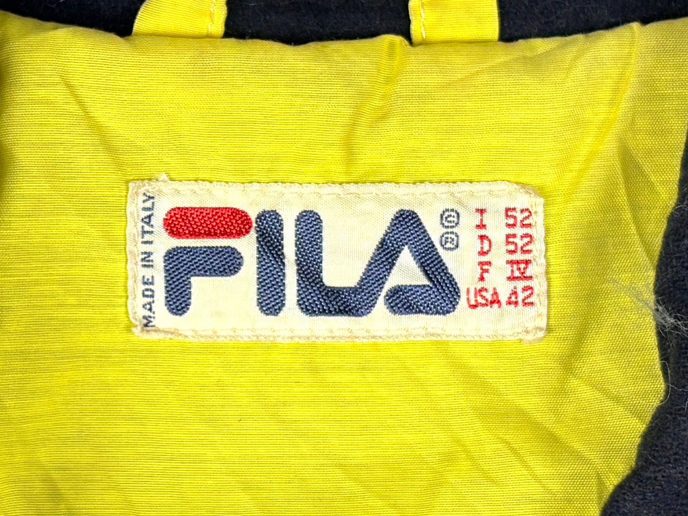VTG FILA WOOL COVERTIBLE JACKET