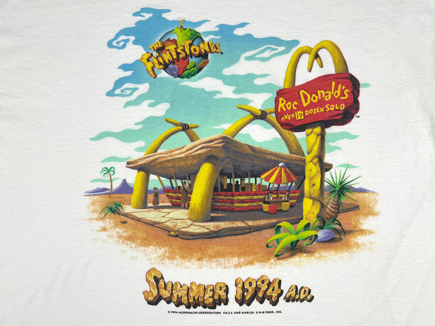 VTG '94 THE FLINTSTONES MOVIE T-SHIRT