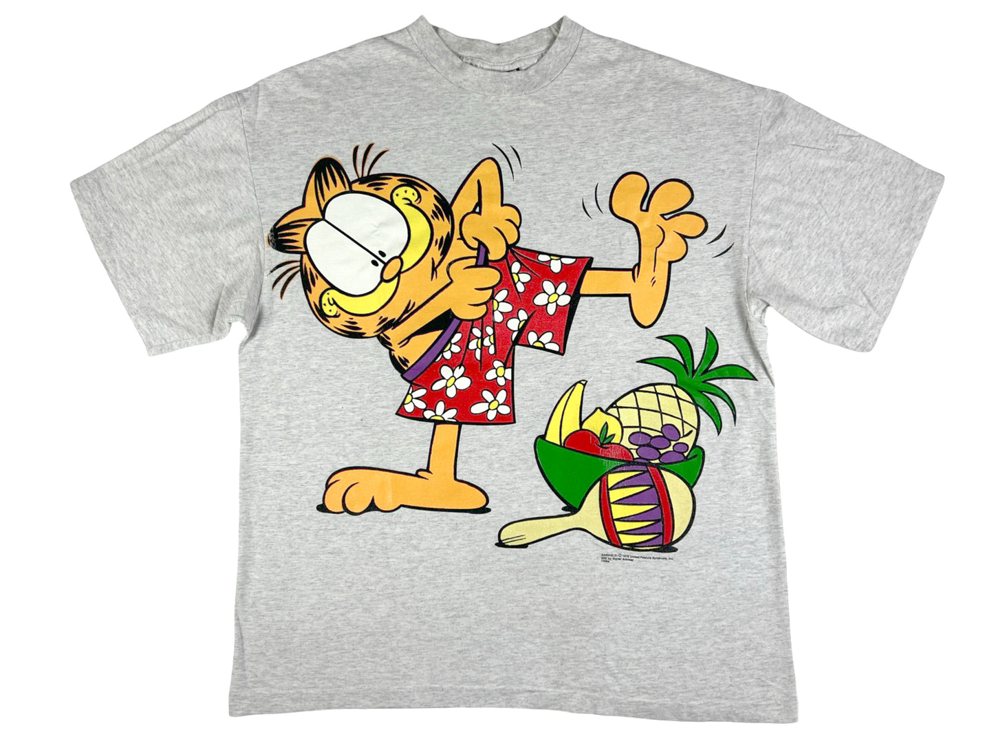 VTG GARFIELD FRUIT HAT T-SHIRT
