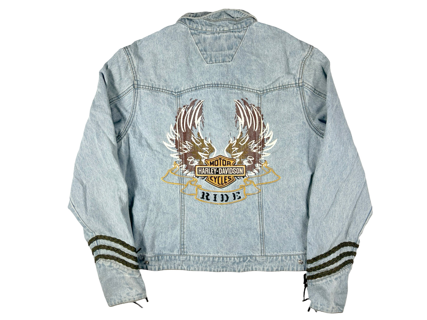 VTG WMNS HARLEY-DAVIDSON DENIM JACKET