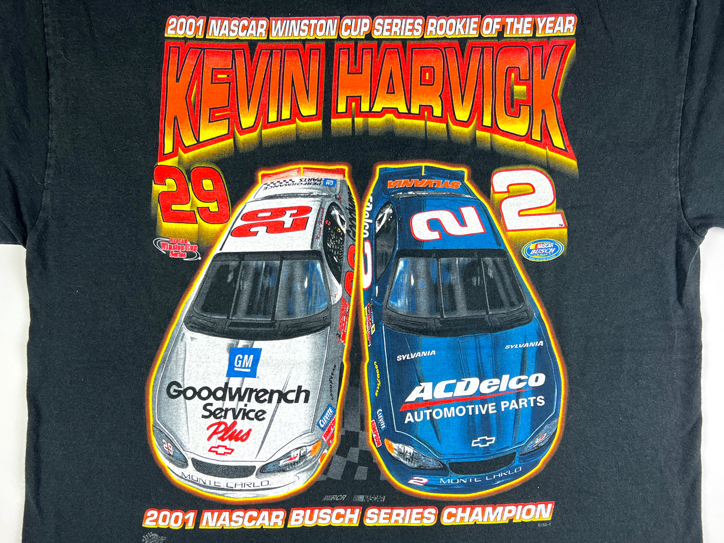 2001 NASCAR ROOKIE OF THE YEAR T-SHIRT