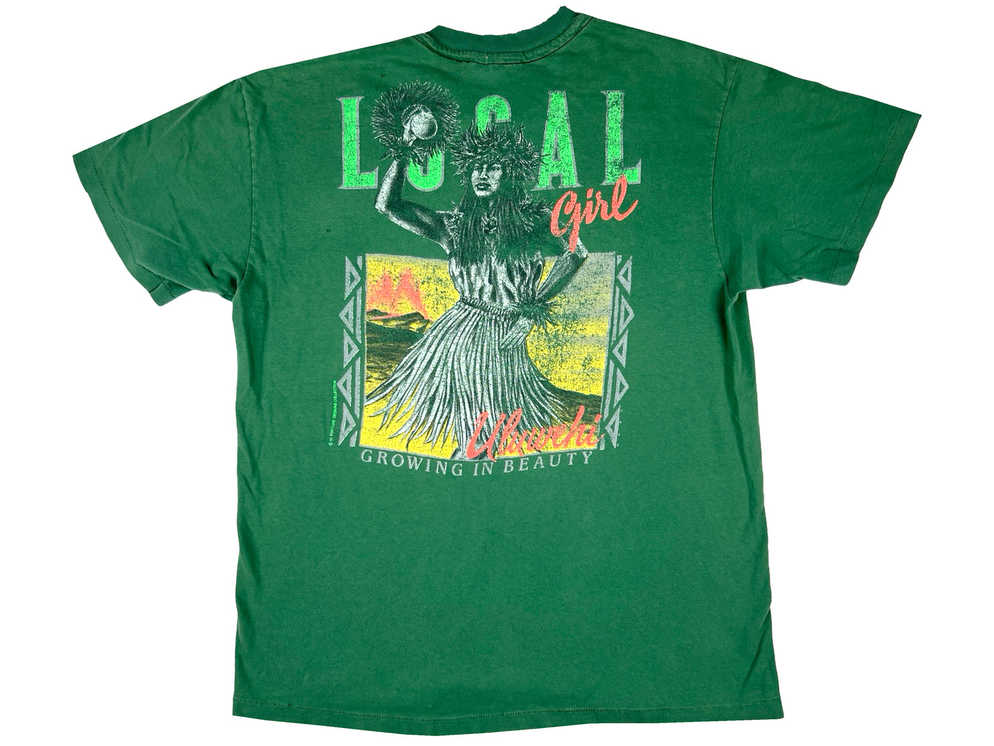 VTG HAWAIIAN STRENGTH LOCAL GIRL T-SHIRT