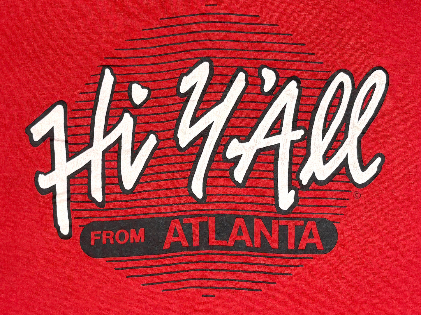 VTG HI Y'ALL FROM ATLANTA T-SHIRT