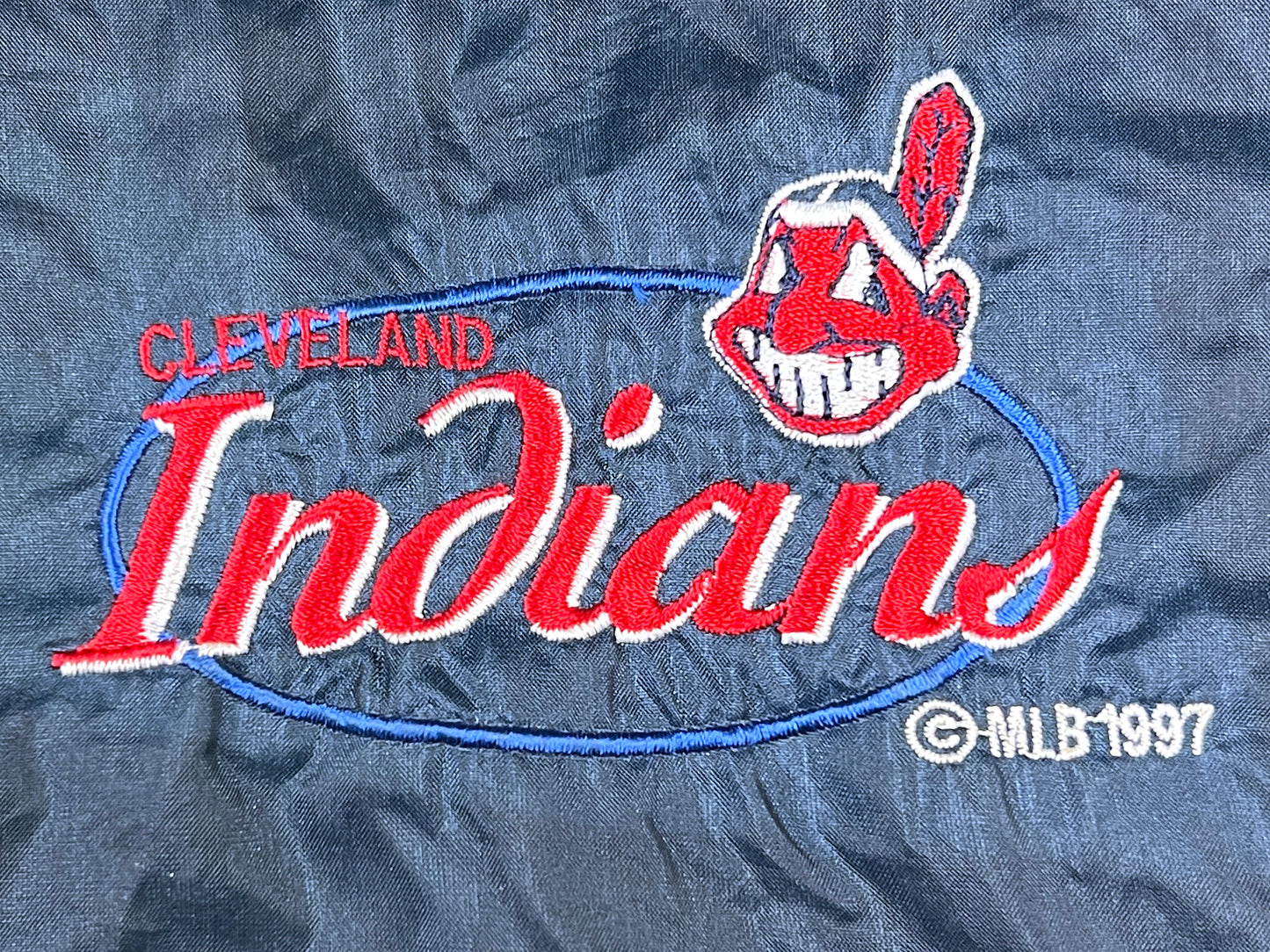 VTG '97 CLEVELAND INDIANS NYLON JACKET