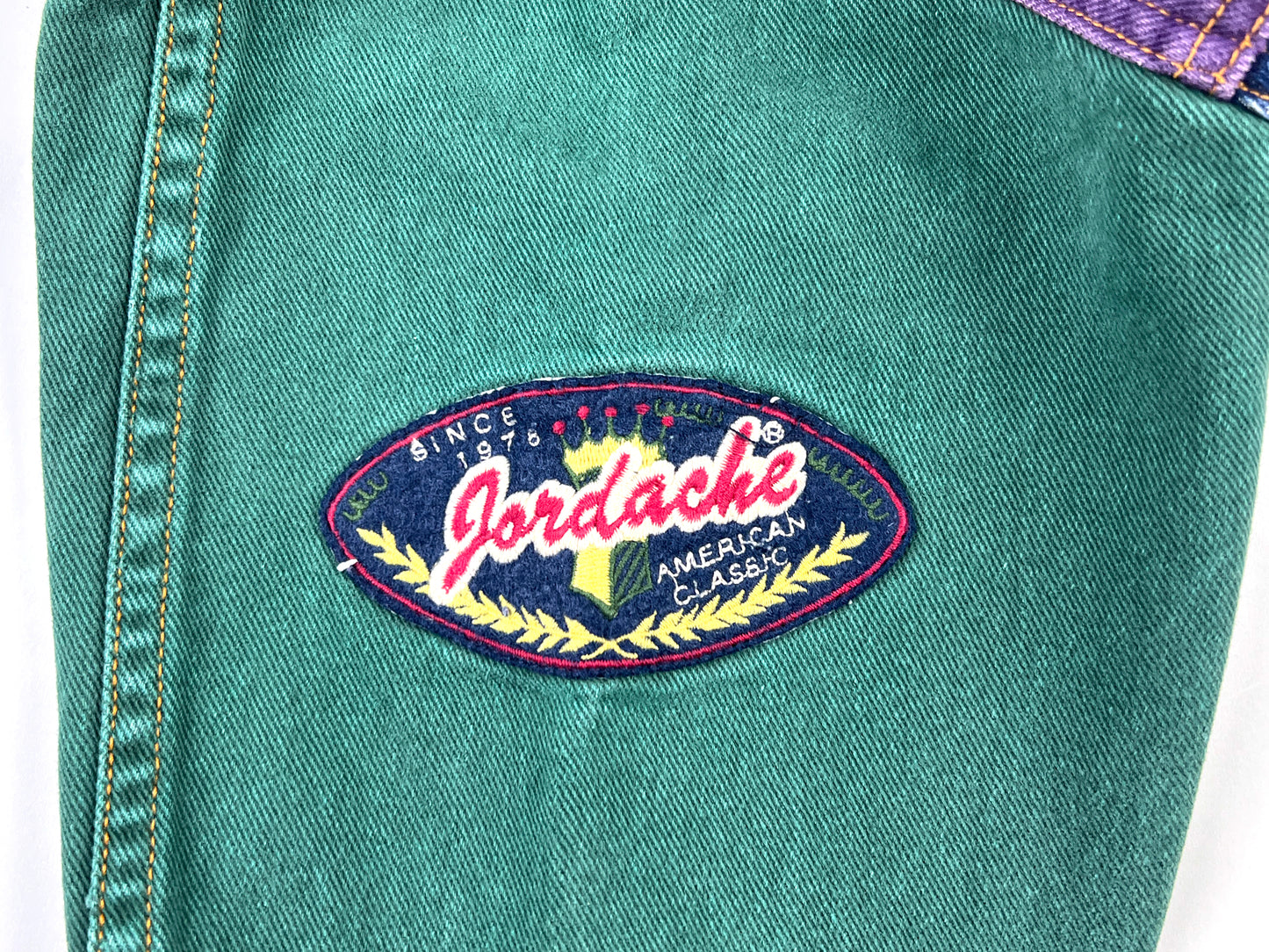 VTG KIDS JORDACHE COLORBLOCK DENIM JACKET