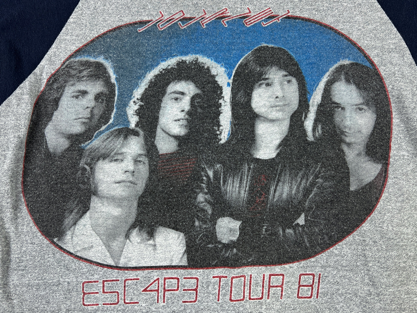 VTG '81 JOURNEY ESCAPE TOUR RAGLAN