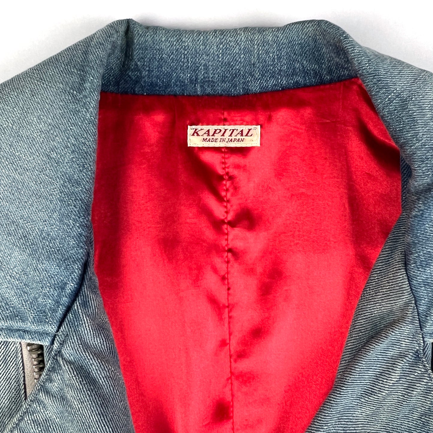 KAPITAL DENIM MOTO JACKET