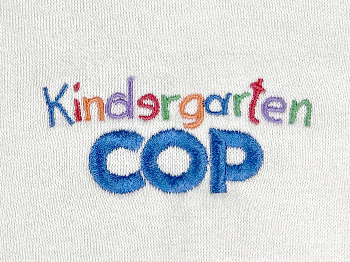 VTG '90 KINDERGARTEN COP CARDIGAN