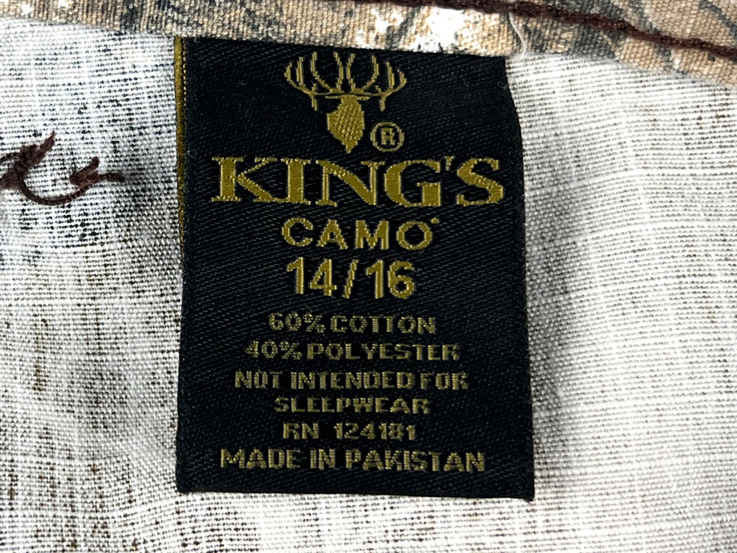 VTG KIDS KINGS CAMO REALTREE PANTS