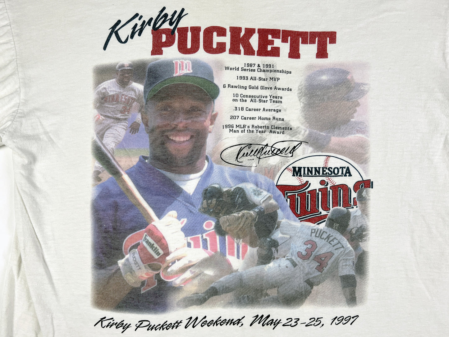 VTG '97 KIRBY PUCKETT WEEK T-SHIRT