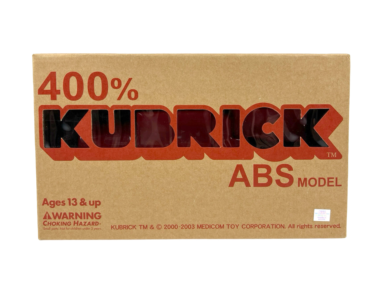 400% MEDICOM KUBRICK ABS MODEL