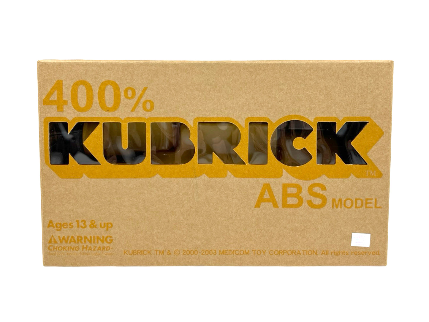 400% MEDICOM KUBRICK ABS MODEL