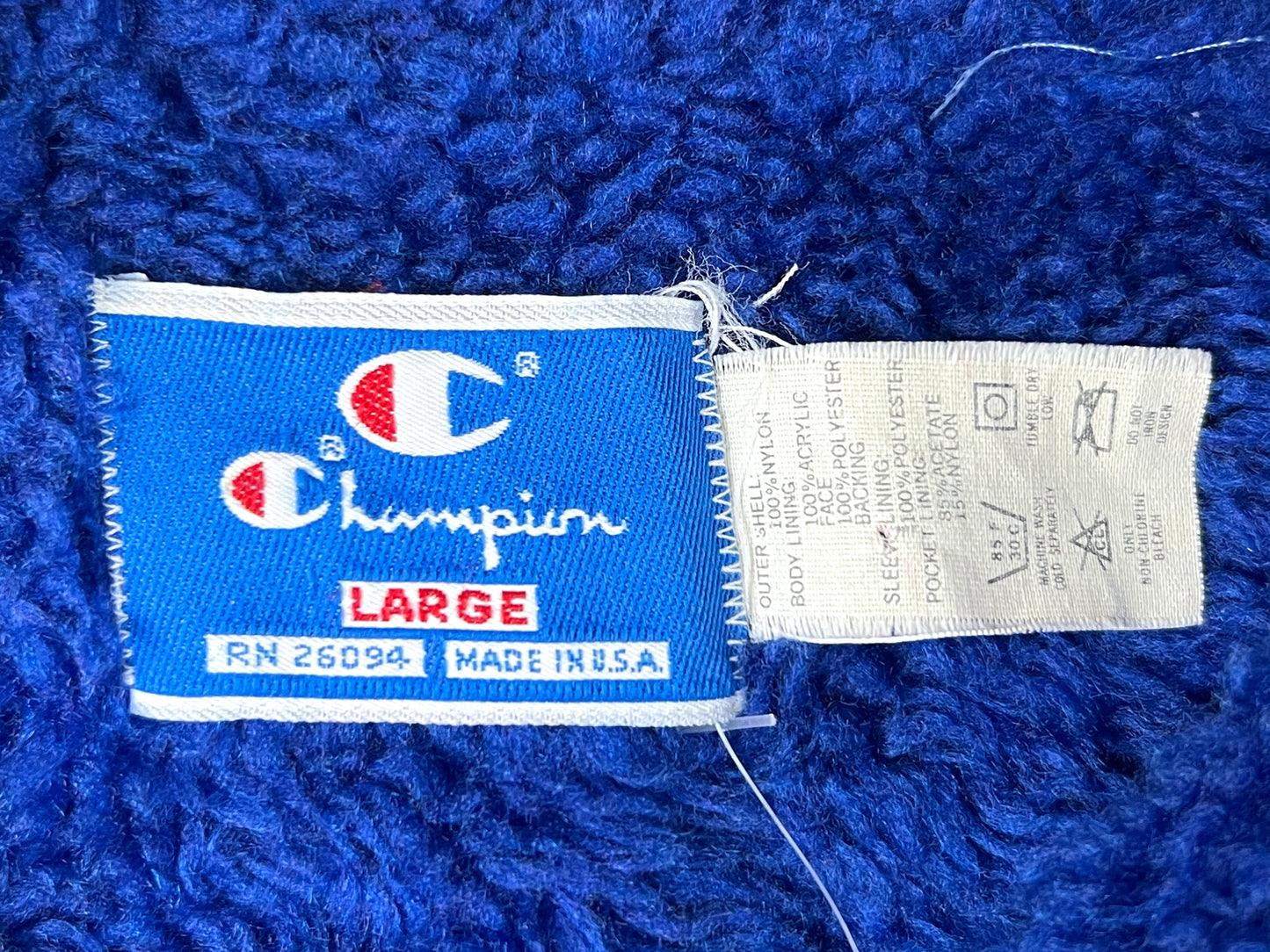 VTG LOS ANGELES TIMES SHERPA LINED COACH JACKET