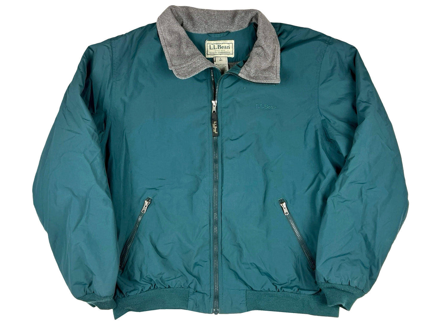 VTG L.L. BEAN FLEECE LINED SHELL JACKET