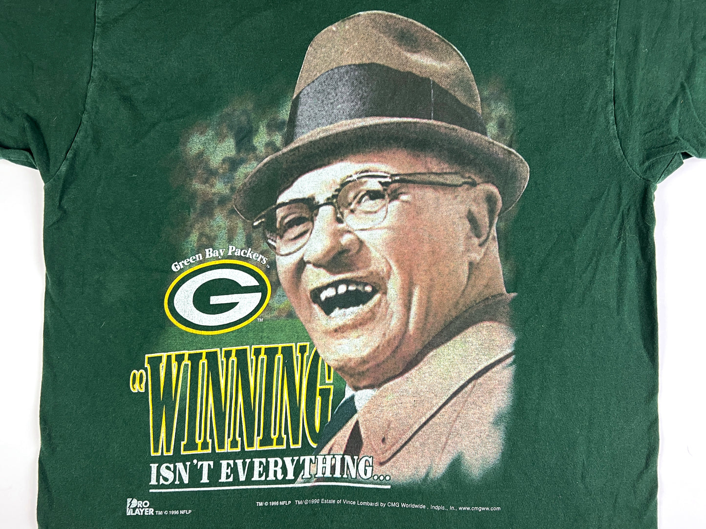 VTG '95 PRO PLAYER GREEN BAY PACKERS VINCE T-SHIRT