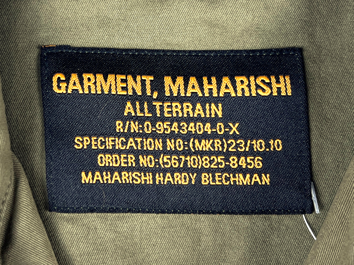 MAHARISHI ALL TERRAIN JACKET