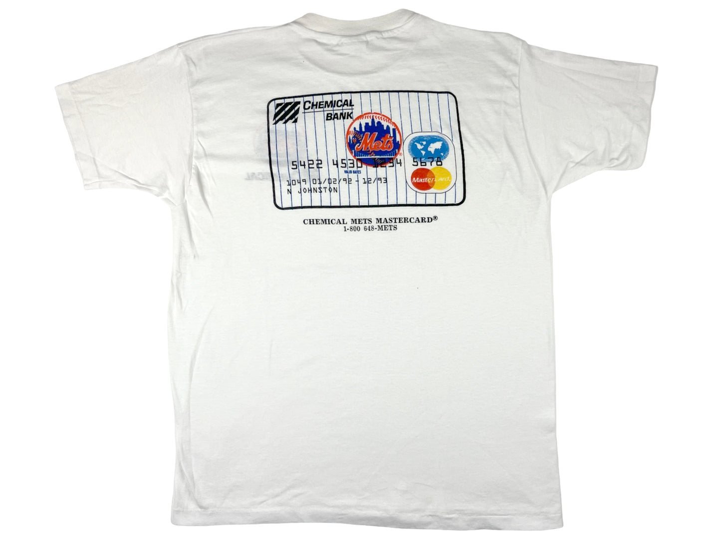 VTG N.Y. NETS CHEMICAL BANK T-SHIRT