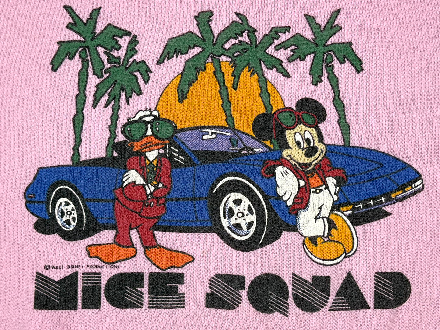 VTG '80S DISNEY MOUSE SQUAD SWEATER